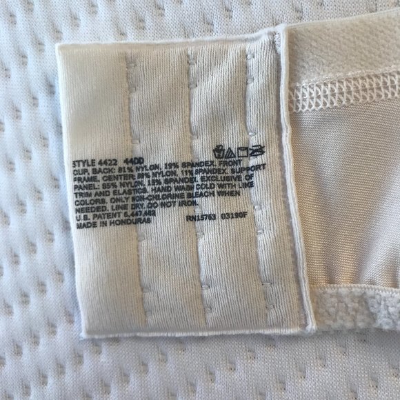 Cacique 44DD White Lace Unlined Bra - Picture 7 of 8